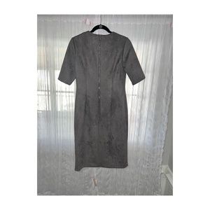 Anne Klein Suede Sheath Dress